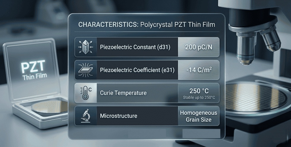 Kaunggulan inti film ipis PZT
